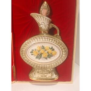 Beam’s 150 Months Ceramic Bourbon Decanter 1969 w Box Empty Collectible